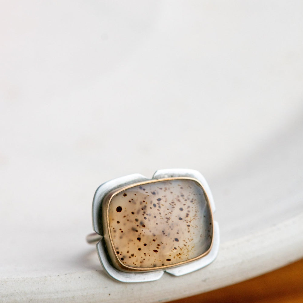 
                  
                    RISE AGAIN MONTANA AGATE RING - Fly Free
                  
                