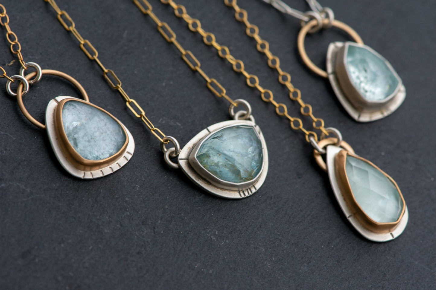 SHALLOW SEAS AQUAMARINE NECKLACES - Fly Free