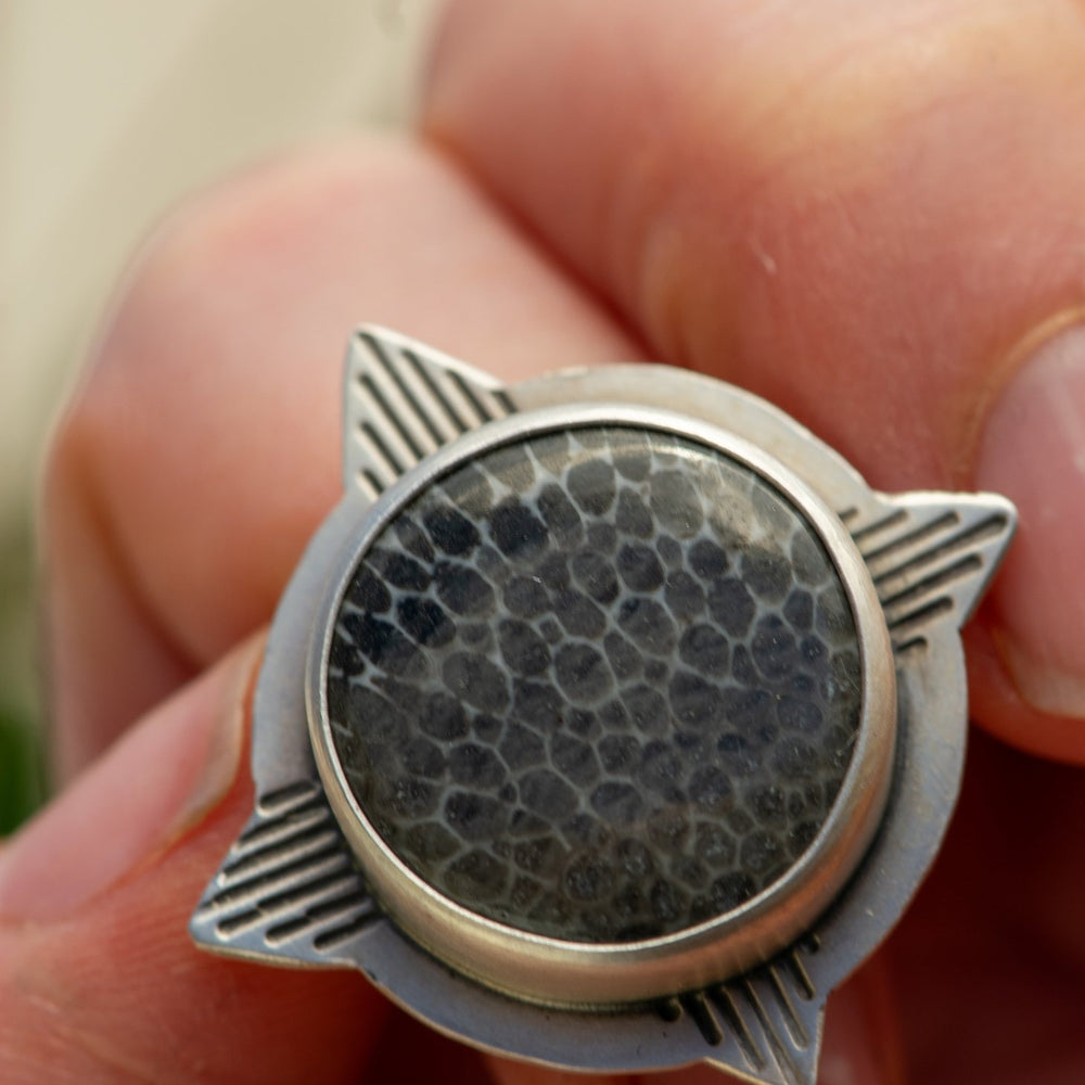 
                  
                    SISTER FOSSILIZED CORAL RINGS - Fly Free
                  
                