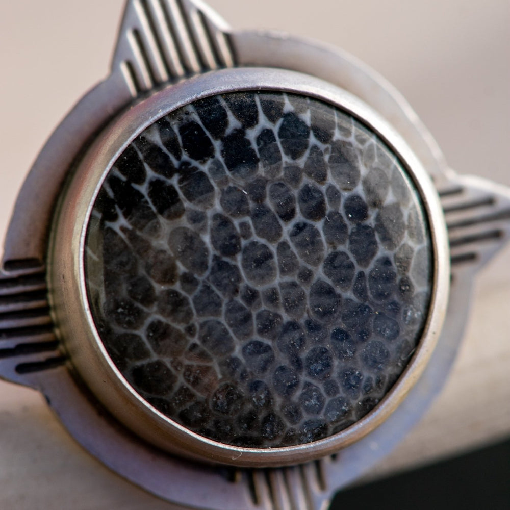 
                  
                    SISTER FOSSILIZED CORAL RINGS - Fly Free
                  
                