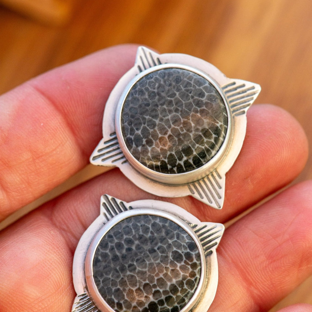 
                  
                    SISTER FOSSILIZED CORAL RINGS - Fly Free
                  
                