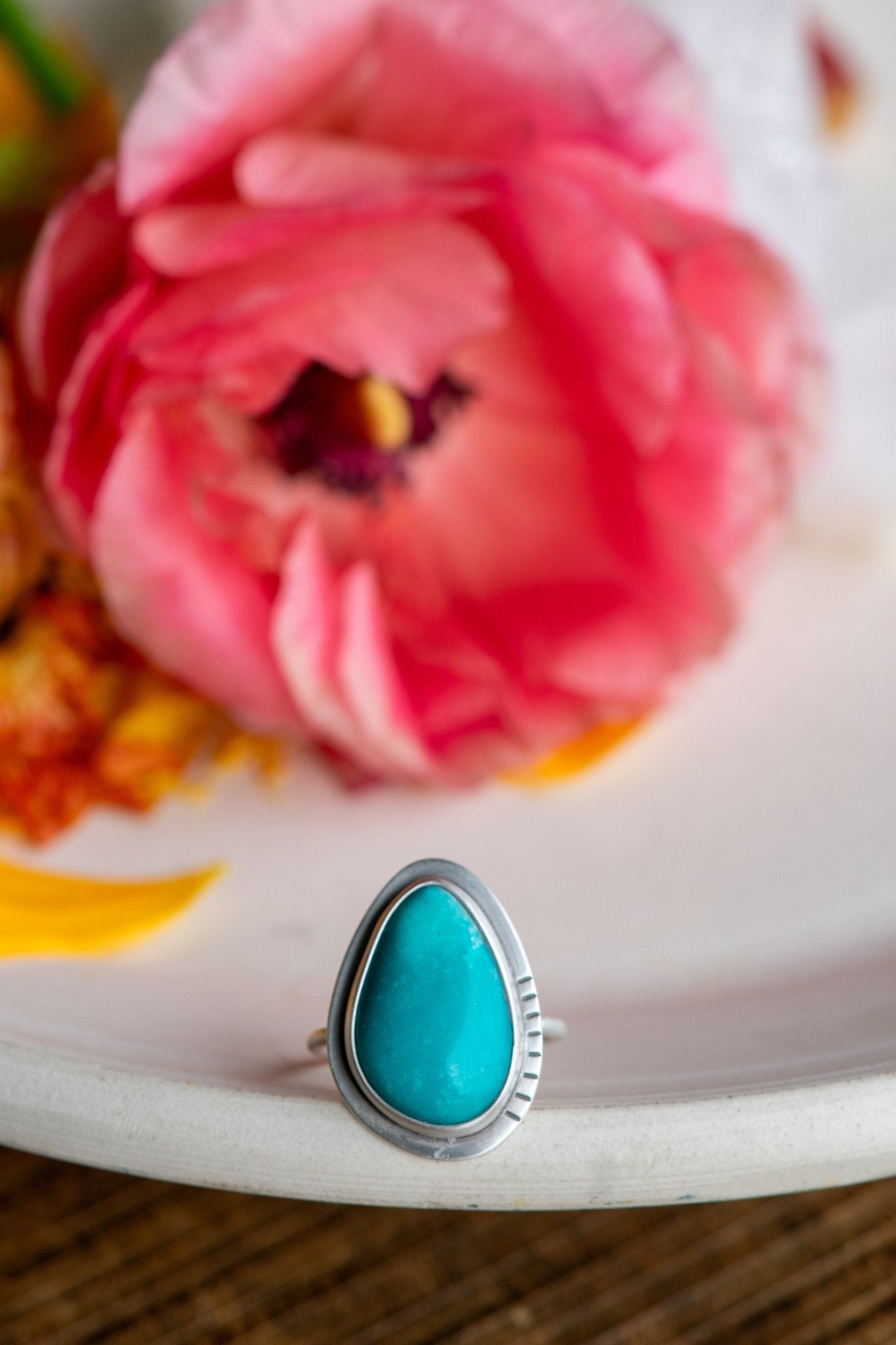 SONG SUNG BLUE TURQUOISE RING - Fly Free