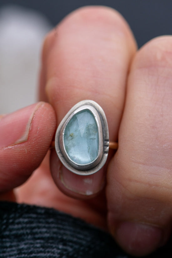 SWEET BLUE AQUAMARINE RING - Fly Free