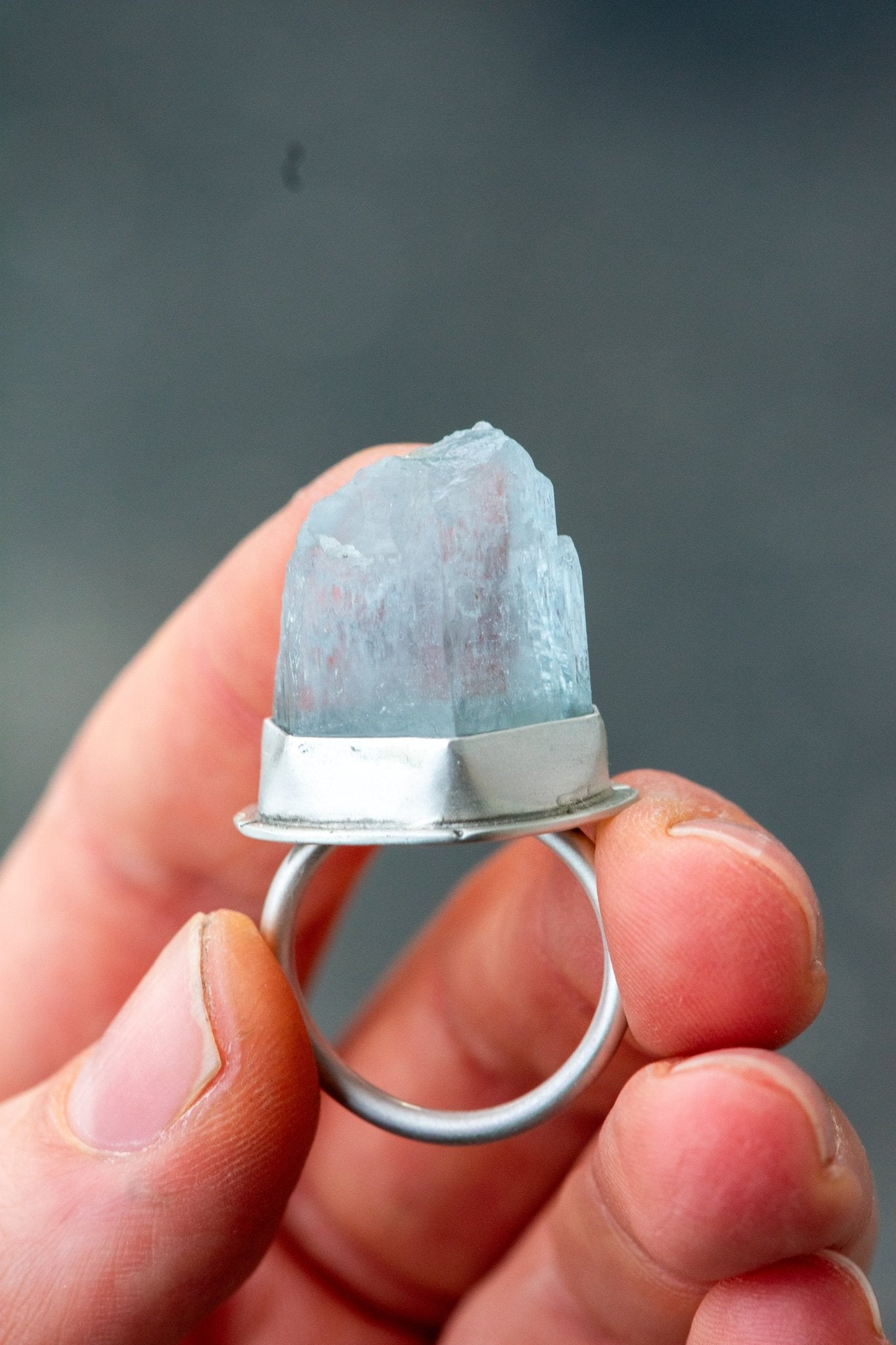 THE ICEBERG WILDCARD AQUAMARINE RING - Fly Free