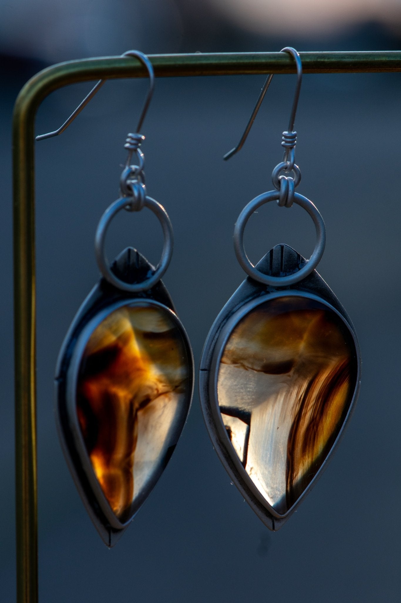 THE WANDERER MONTANA AGATE EARRINGS - Fly Free