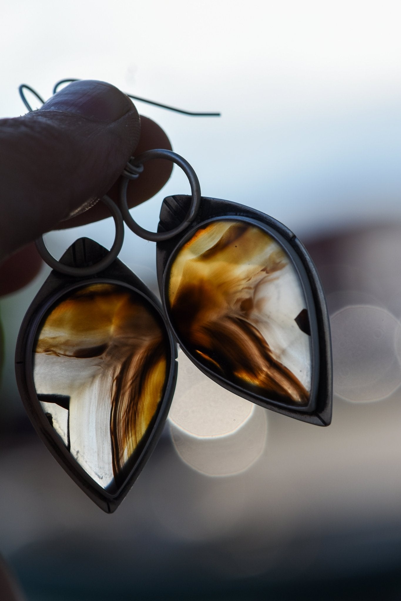 THE WANDERER MONTANA AGATE EARRINGS - Fly Free