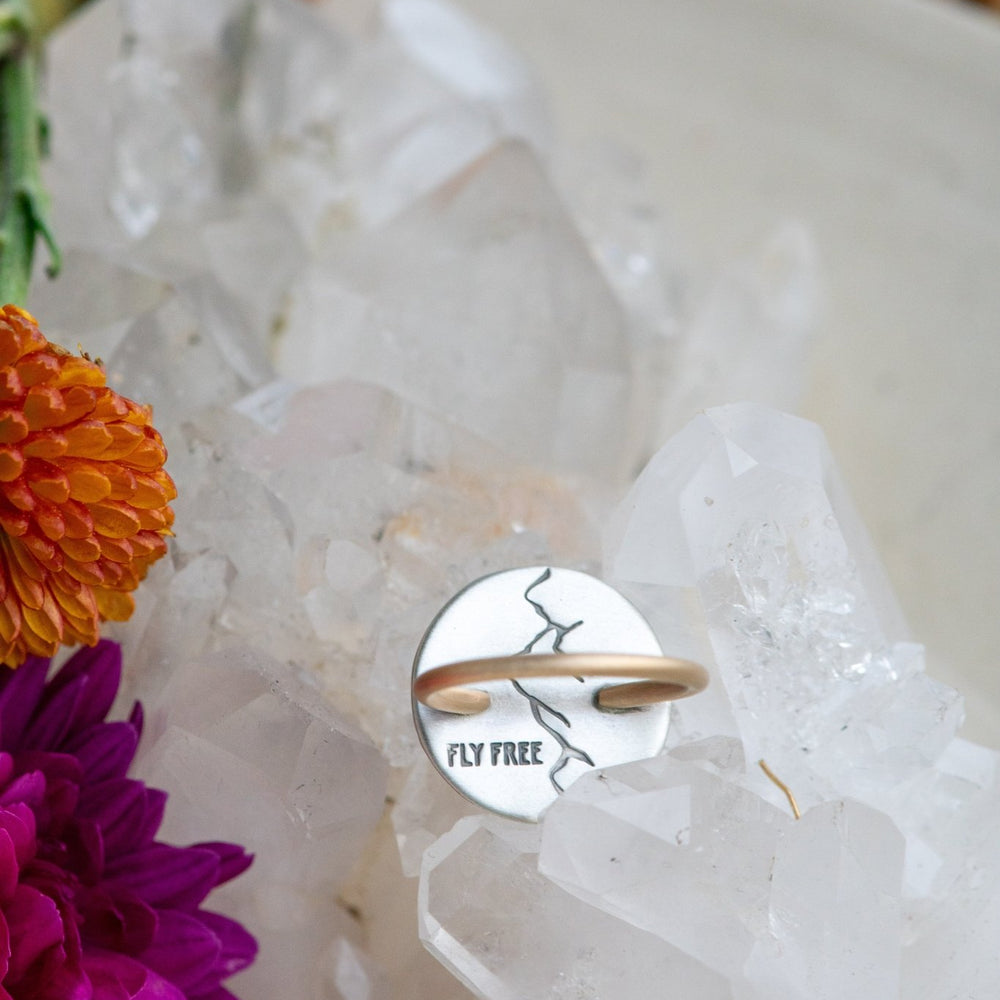 
                  
                    TRAIL CREEK MONTANA AGATE RING - Fly Free
                  
                