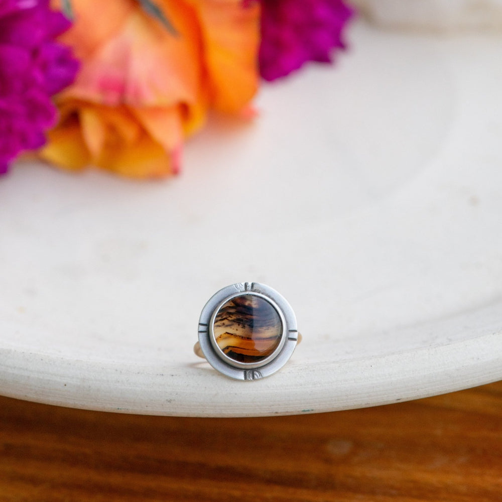 TRAIL CREEK MONTANA AGATE RING - Fly Free