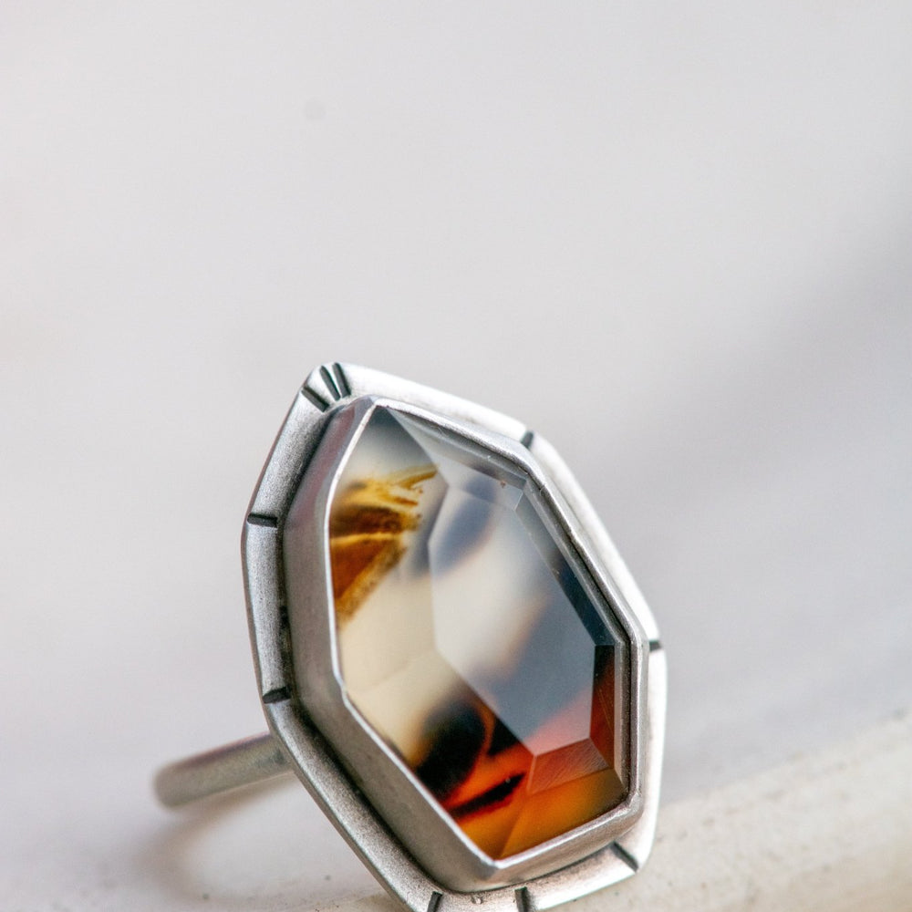 TURN BACK TIME MONTANA AGATE RING - Fly Free