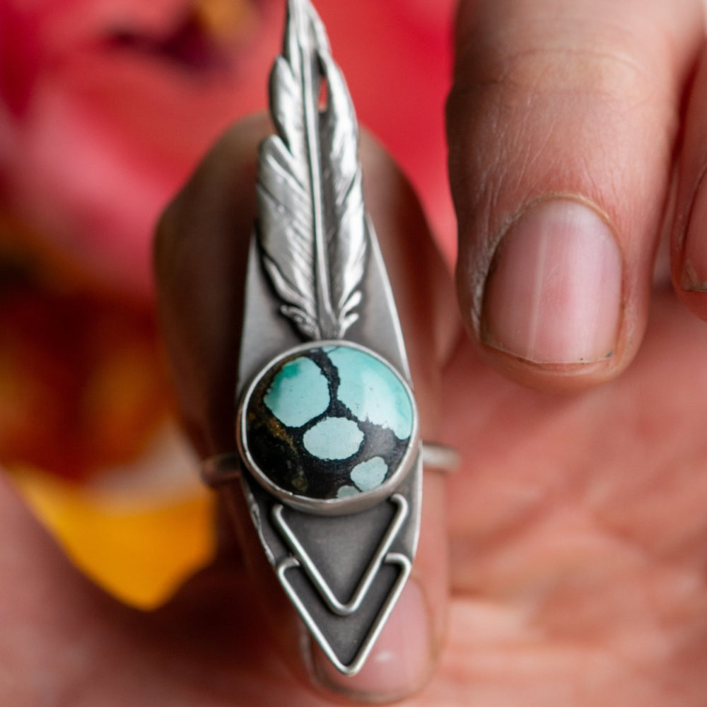 
                  
                    TURQUOISE DIVINER RING - Fly Free
                  
                
