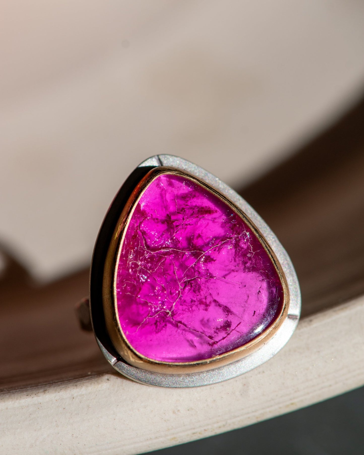 ULYSSES PINK TOURMALINE RING - Fly Free