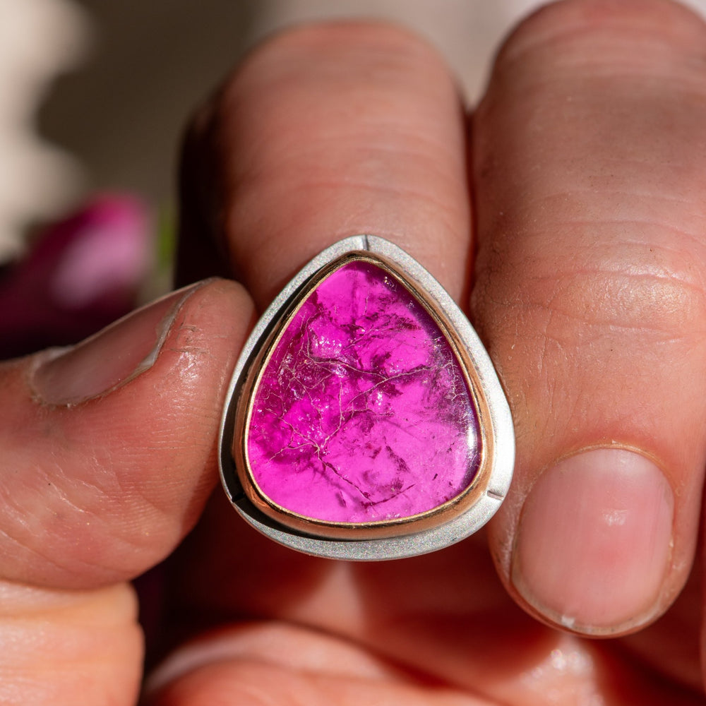 
                  
                    ULYSSES PINK TOURMALINE RING - Fly Free
                  
                