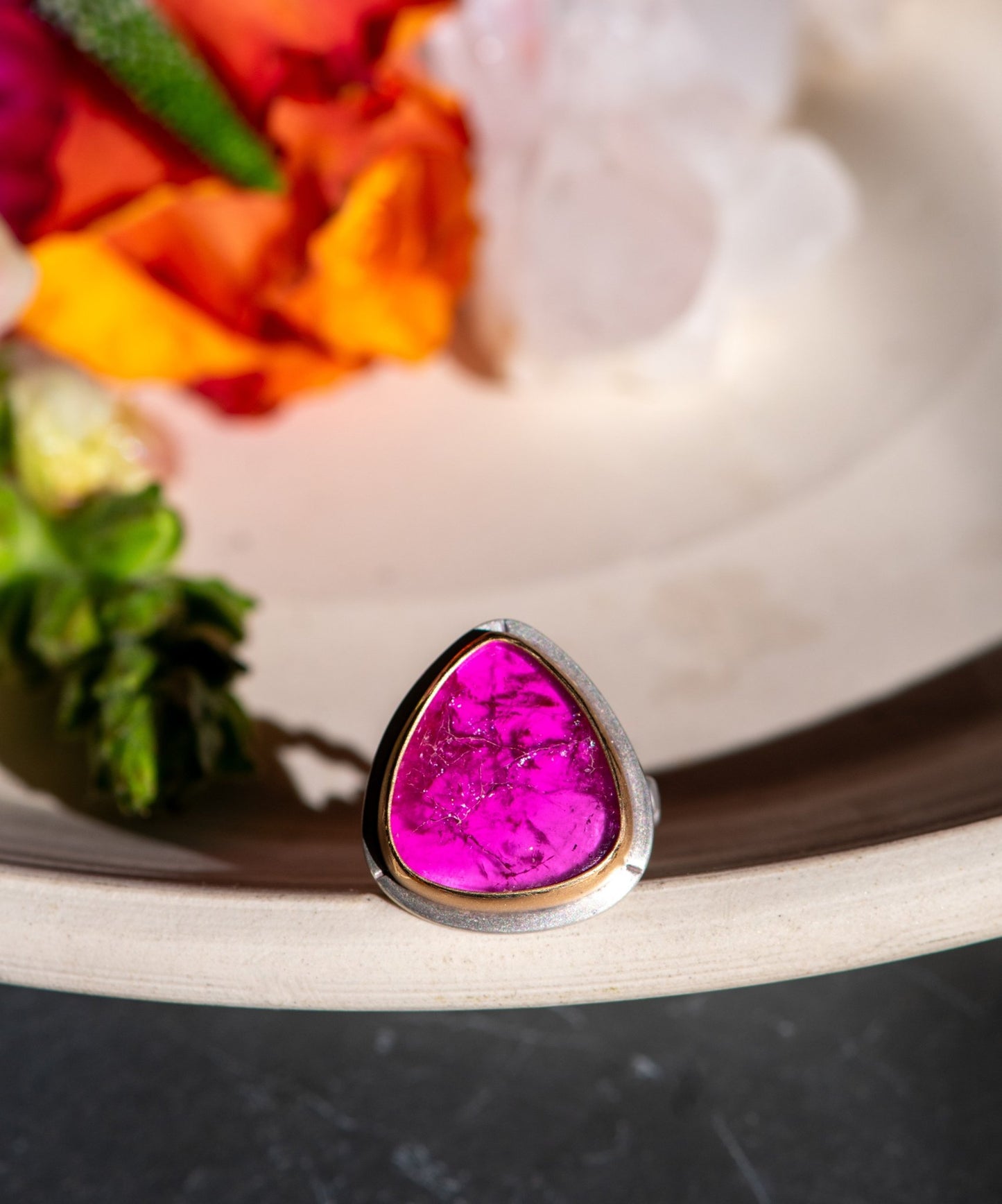 ULYSSES PINK TOURMALINE RING - Fly Free