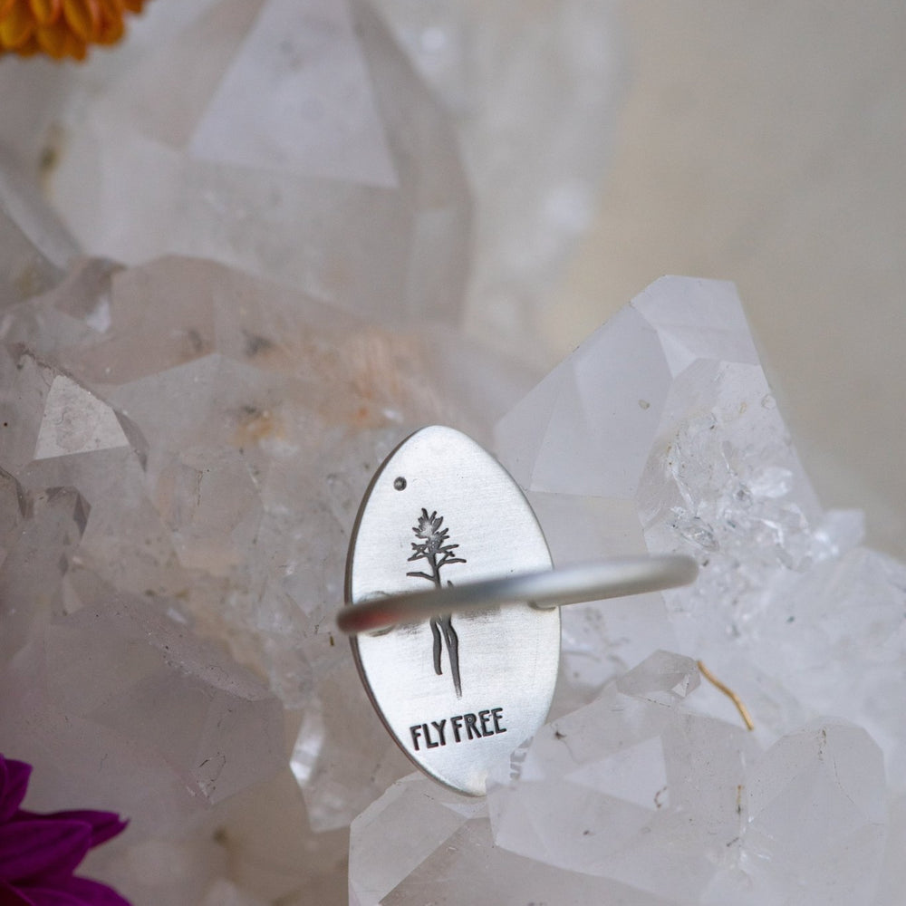 
                  
                    UPLIFT MOTNANA AGATE RING - Fly Free
                  
                