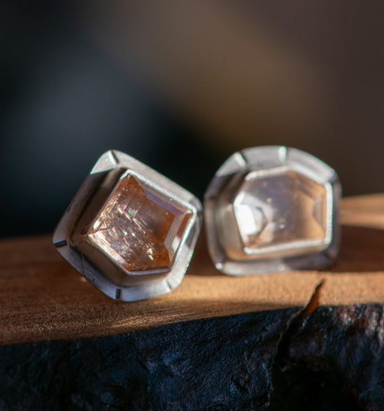 WABI SABI TOPAZ STUDS - Fly Free