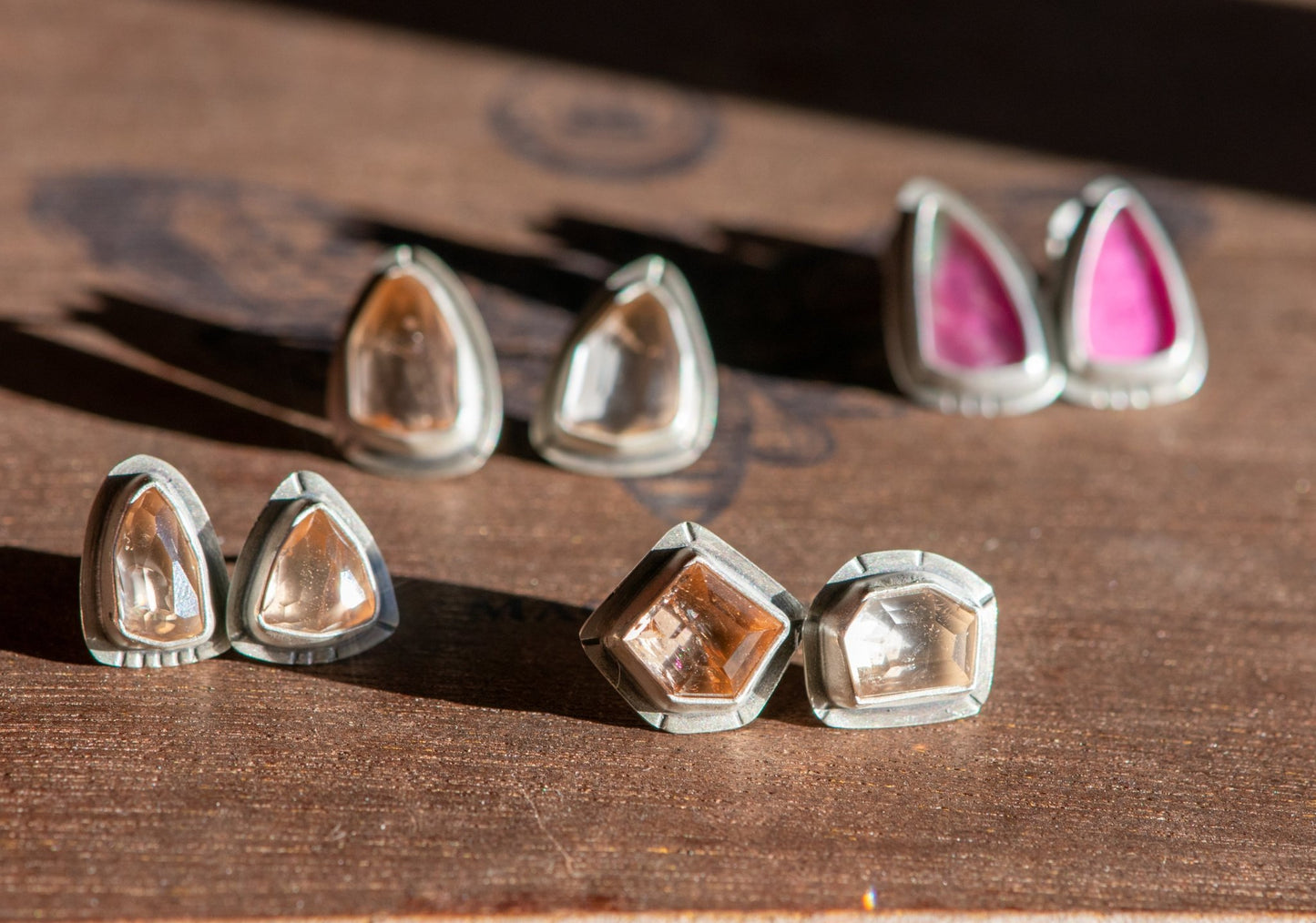 WABI SABI TOPAZ STUDS - Fly Free