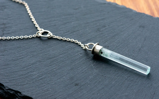 WHERE THE WILD THINGS ARE AQUAMARINE NECKLACE - Fly Free