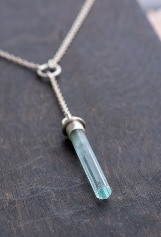 WHERE THE WILD THINGS ARE AQUAMARINE NECKLACE - Fly Free