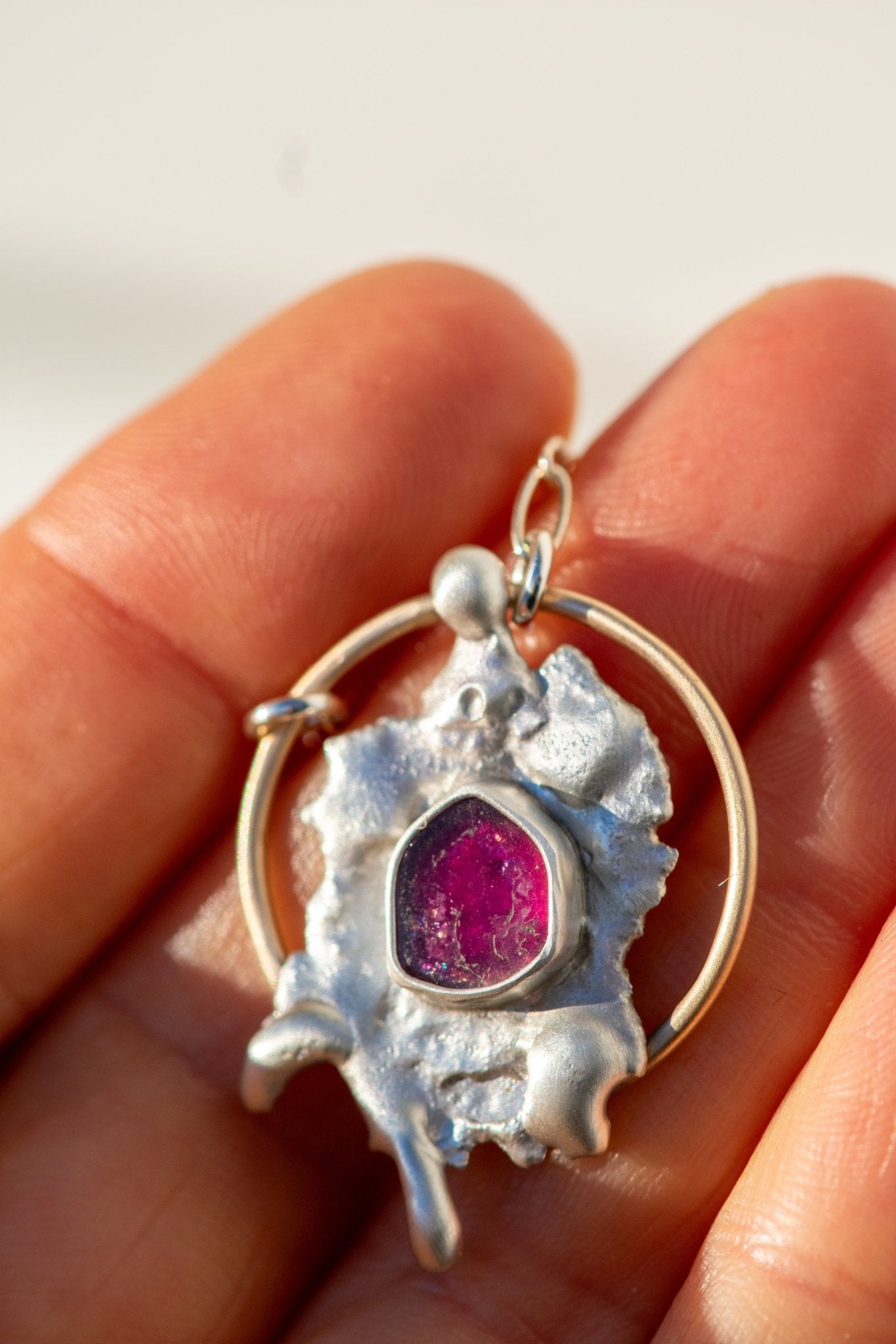 WHERE THE WILD THINGS ARE PINK TOURMALINE NECKLACE - Fly Free