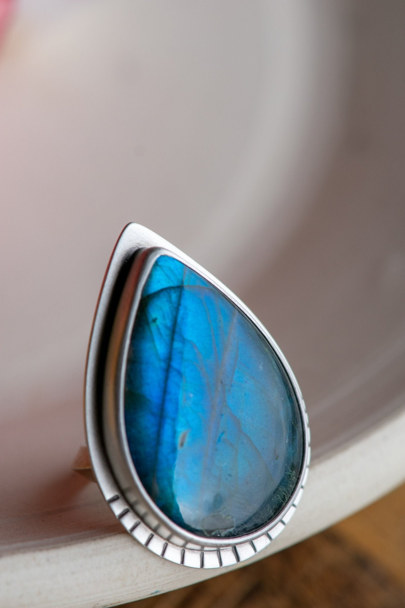 WILD ONE LABRADORITE + STERLING RING - Fly Free