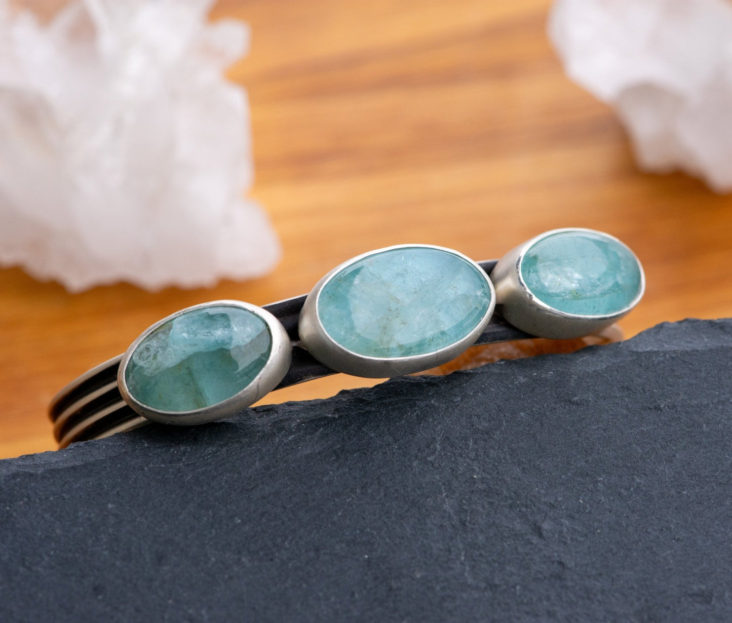 WILDCARD AQUAMARINE CUFF - Fly Free