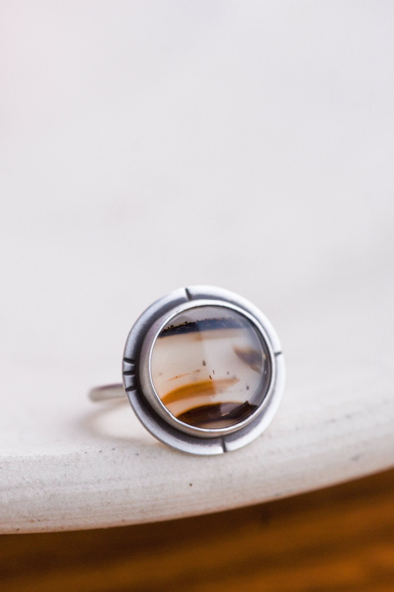WINDS ALOFT MONTANA AGATE RING - Fly Free