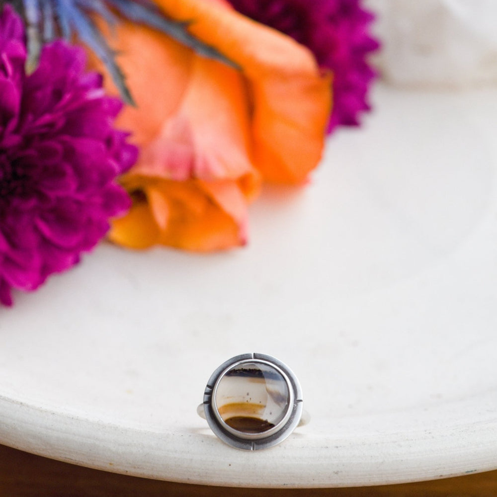 WINDS ALOFT MONTANA AGATE RING - Fly Free