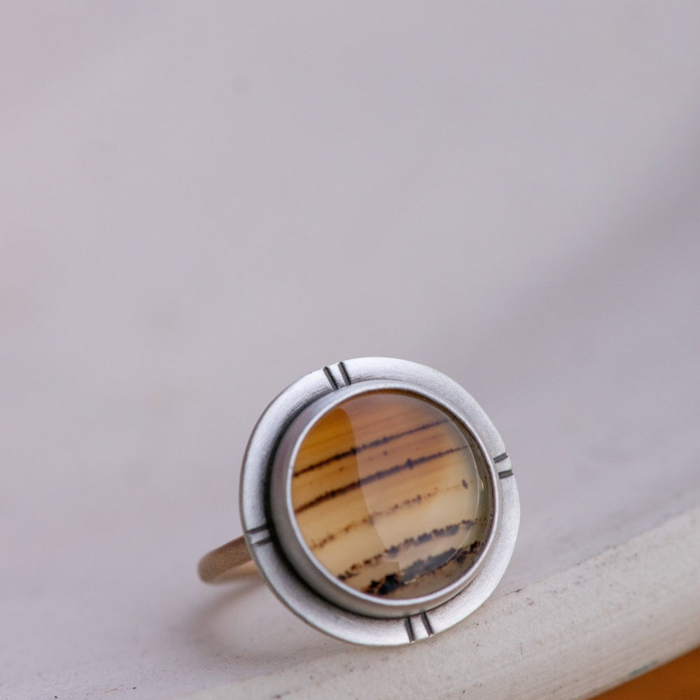 WINDS ALOFT MONTANA AGATE RING - Fly Free