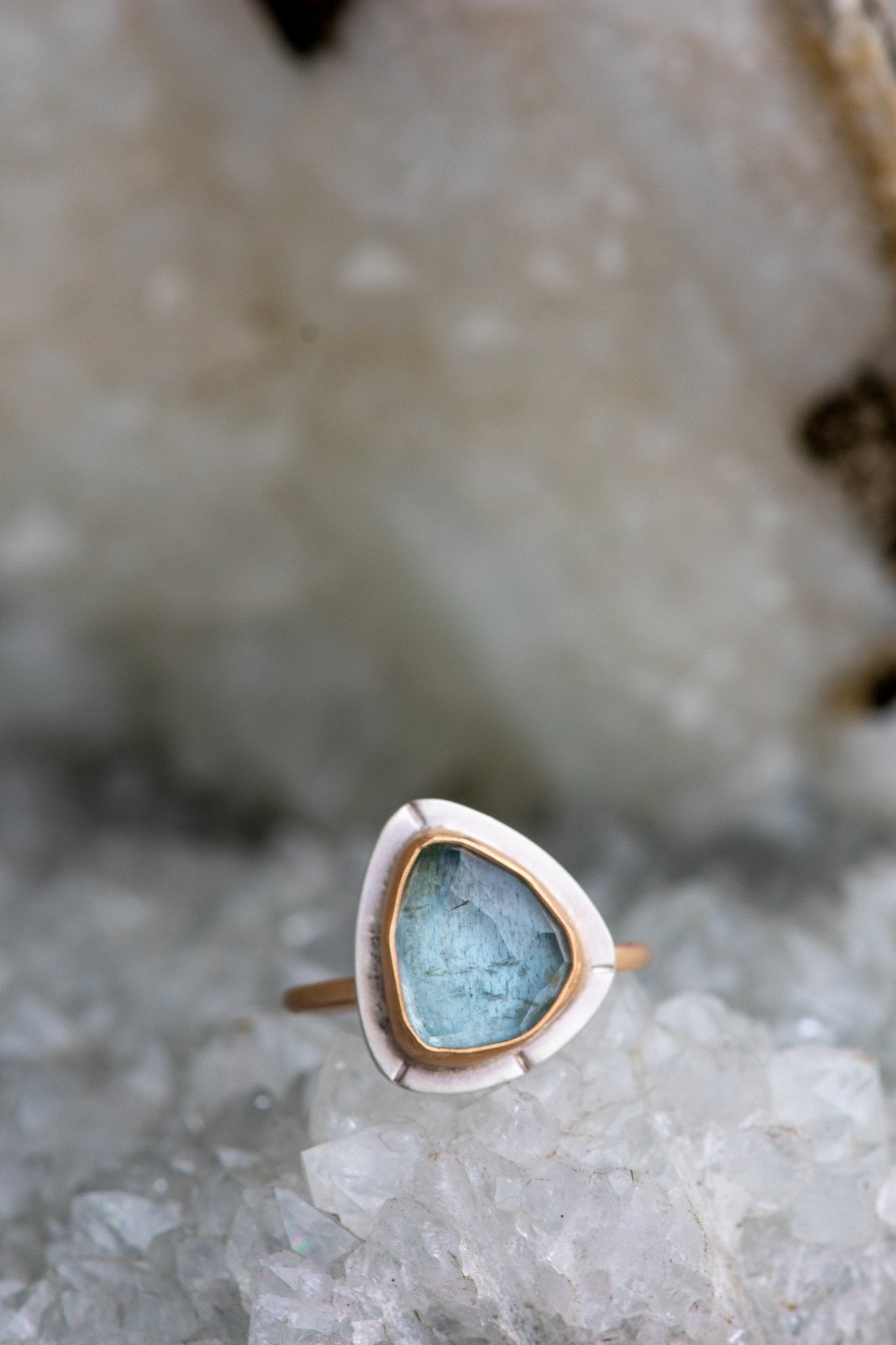 WONDER AQUAMARINE RING - Fly Free