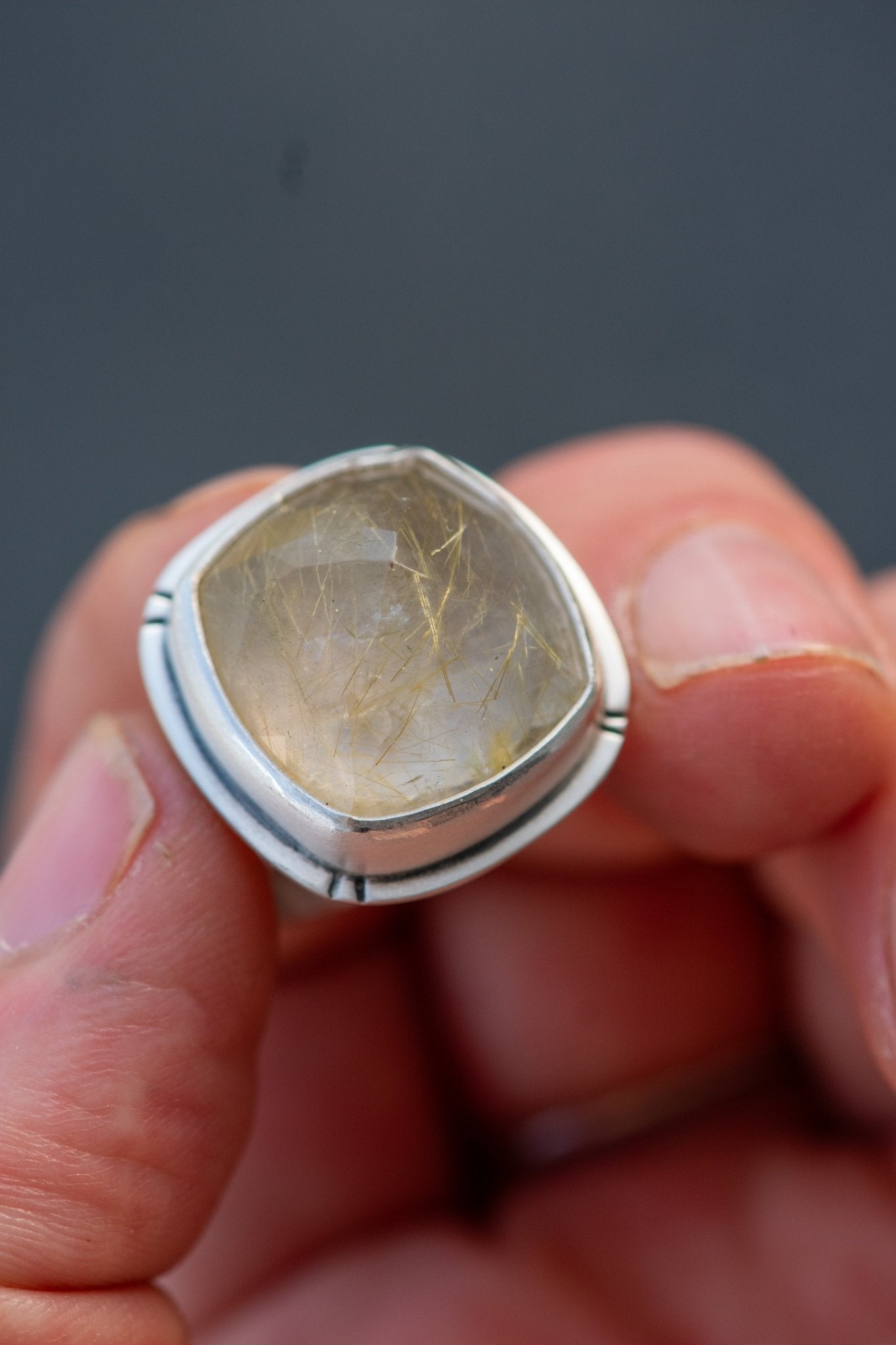 WONDER RUTILATED QUARTZ RING - Fly Free
