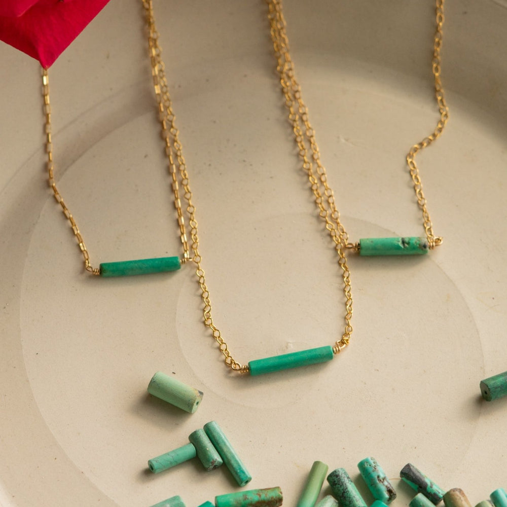 BAR NONE TURQUOISE NECKLACES - Fly Free