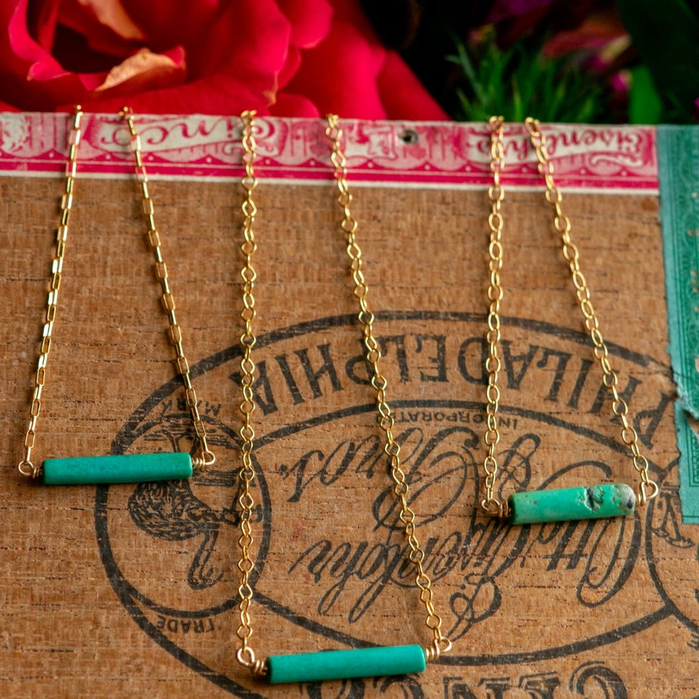 BAR NONE TURQUOISE NECKLACES - Fly Free