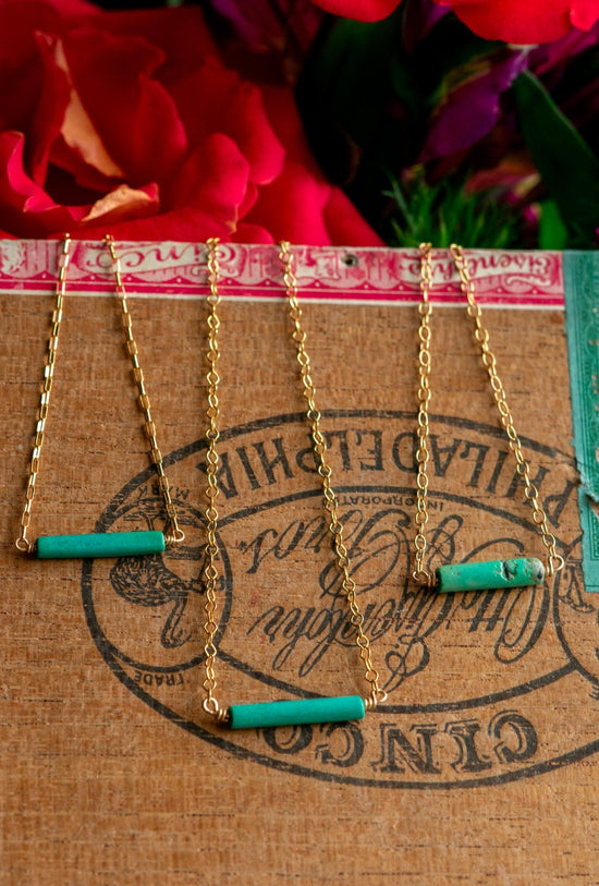 BAR NONE TURQUOISE NECKLACES - Fly Free