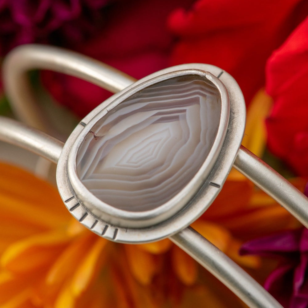 
                  
                    CONCENTRIC AGATE CUFF - Fly Free
                  
                