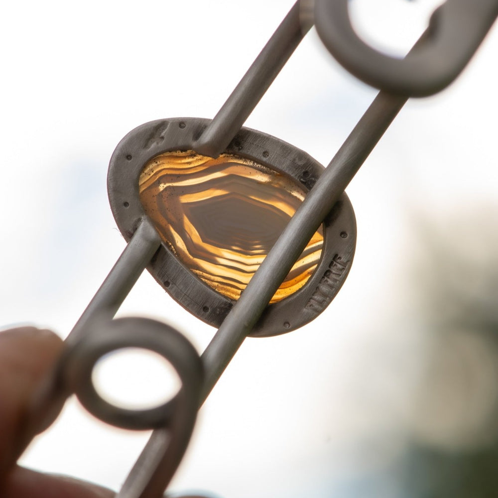 
                  
                    CONCENTRIC AGATE CUFF - Fly Free
                  
                