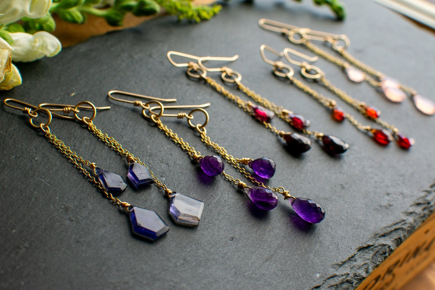 EMBER PRISM GEM EARRINGS - Fly Free