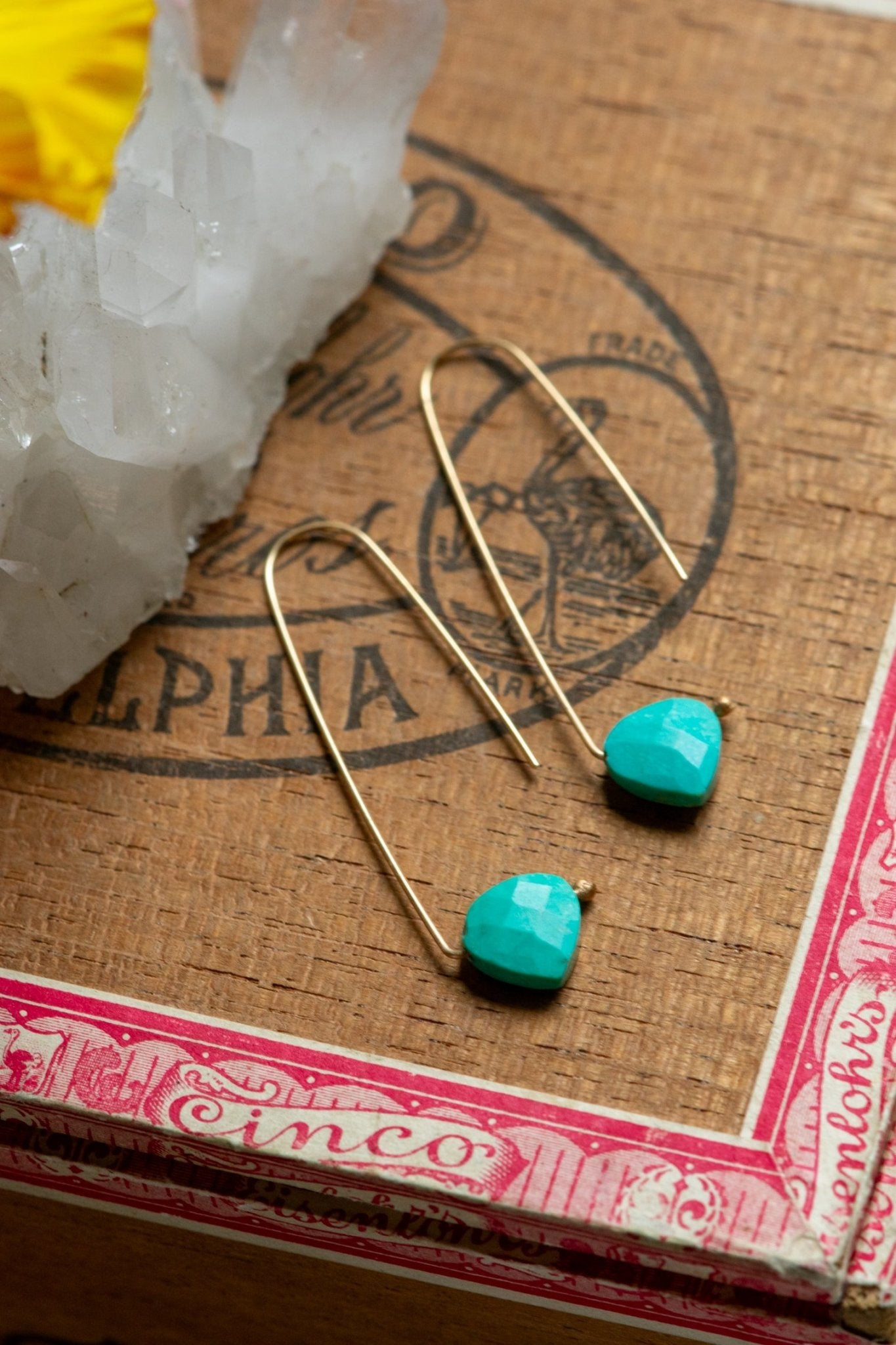 GROW TURQUOISE EARRINGS - Fly Free