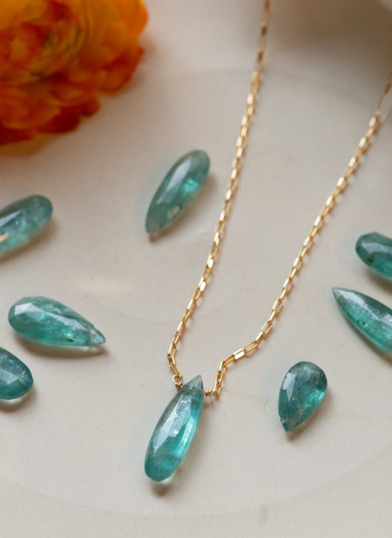 Load image into Gallery viewer, KYANITE RUMBLE NECKLACES - Fly Free
