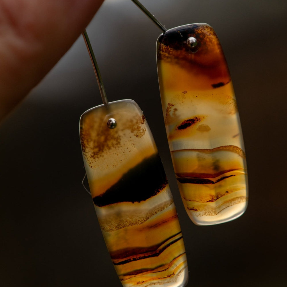 MONTANA AGATE EARRING SET PT. 2 - Fly Free