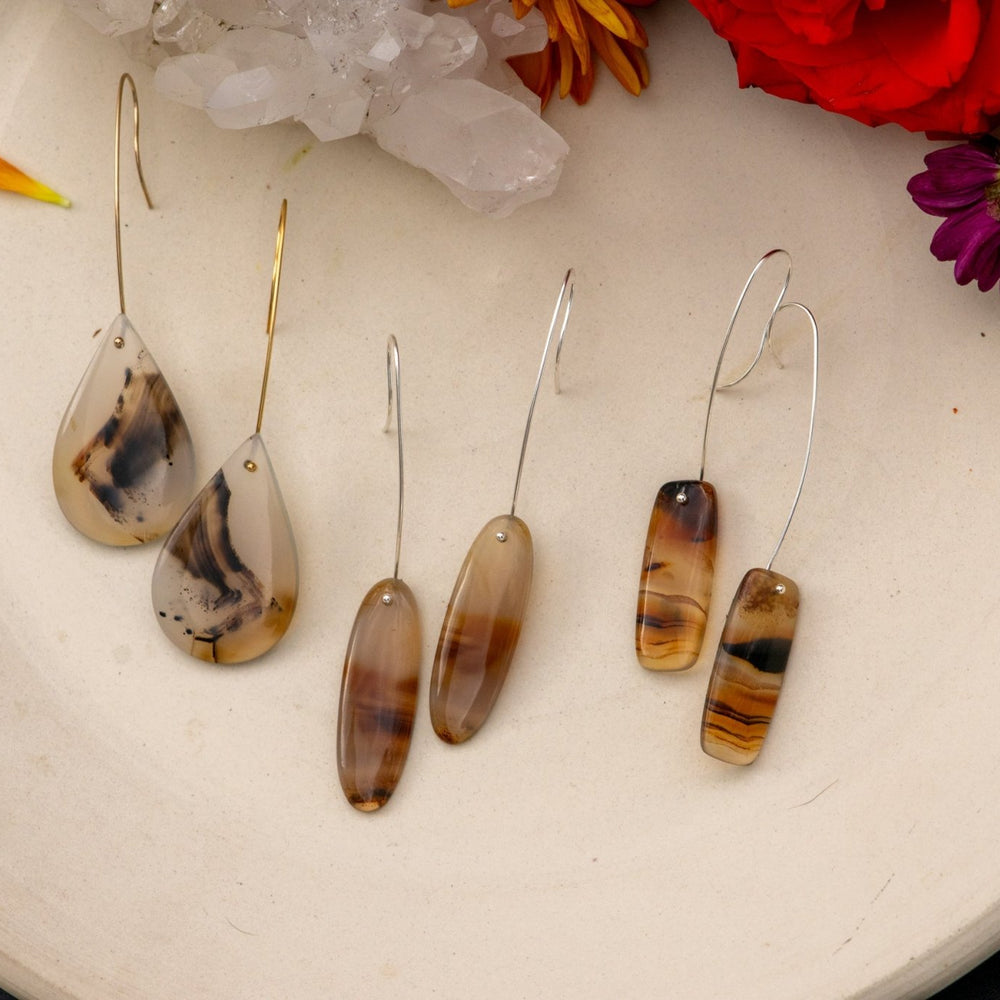 MONTANA AGATE EARRING SET PT. 2 - Fly Free