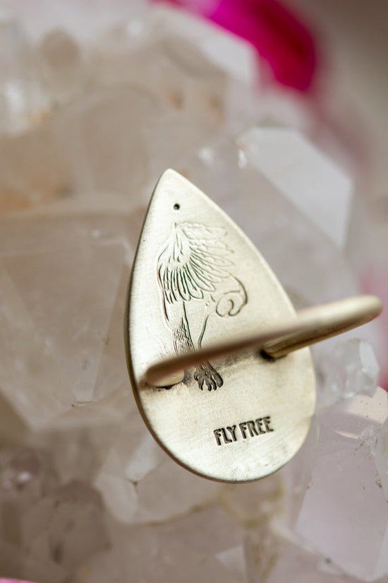 Load image into Gallery viewer, PRECIOUS ROSE QUARTZ RING - Fly Free
