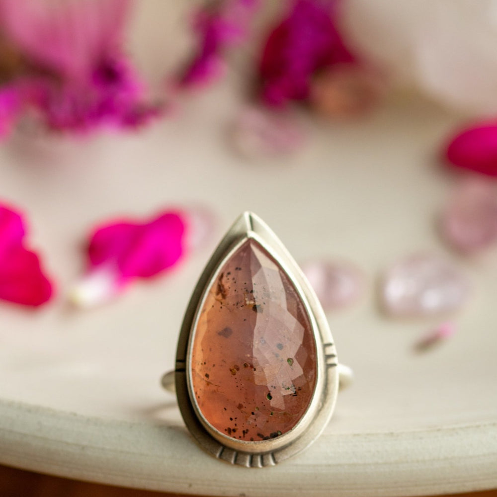 
                  
                    PRECIOUS ROSE QUARTZ RING - Fly Free
                  
                