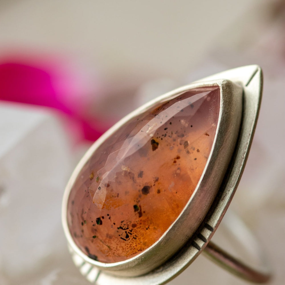 
                  
                    PRECIOUS ROSE QUARTZ RING - Fly Free
                  
                
