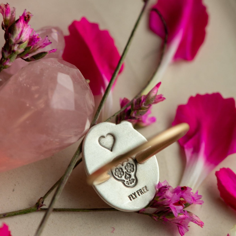 
                  
                    SWEET ROSE QUARTZ RING - Fly Free
                  
                