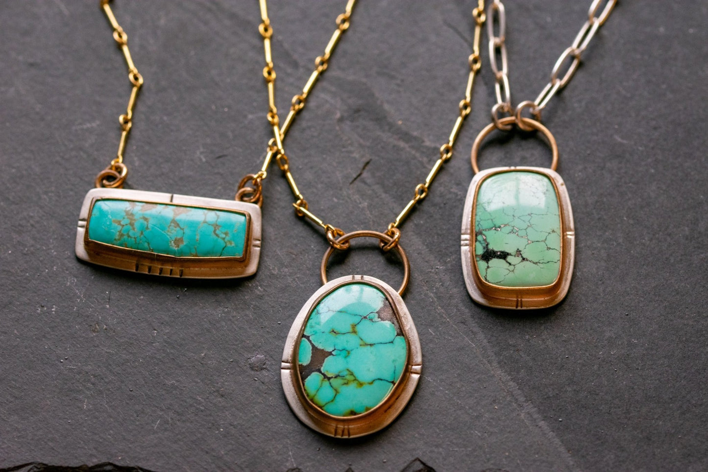 TRIAD TURQUOISE NECKLACES - Fly Free