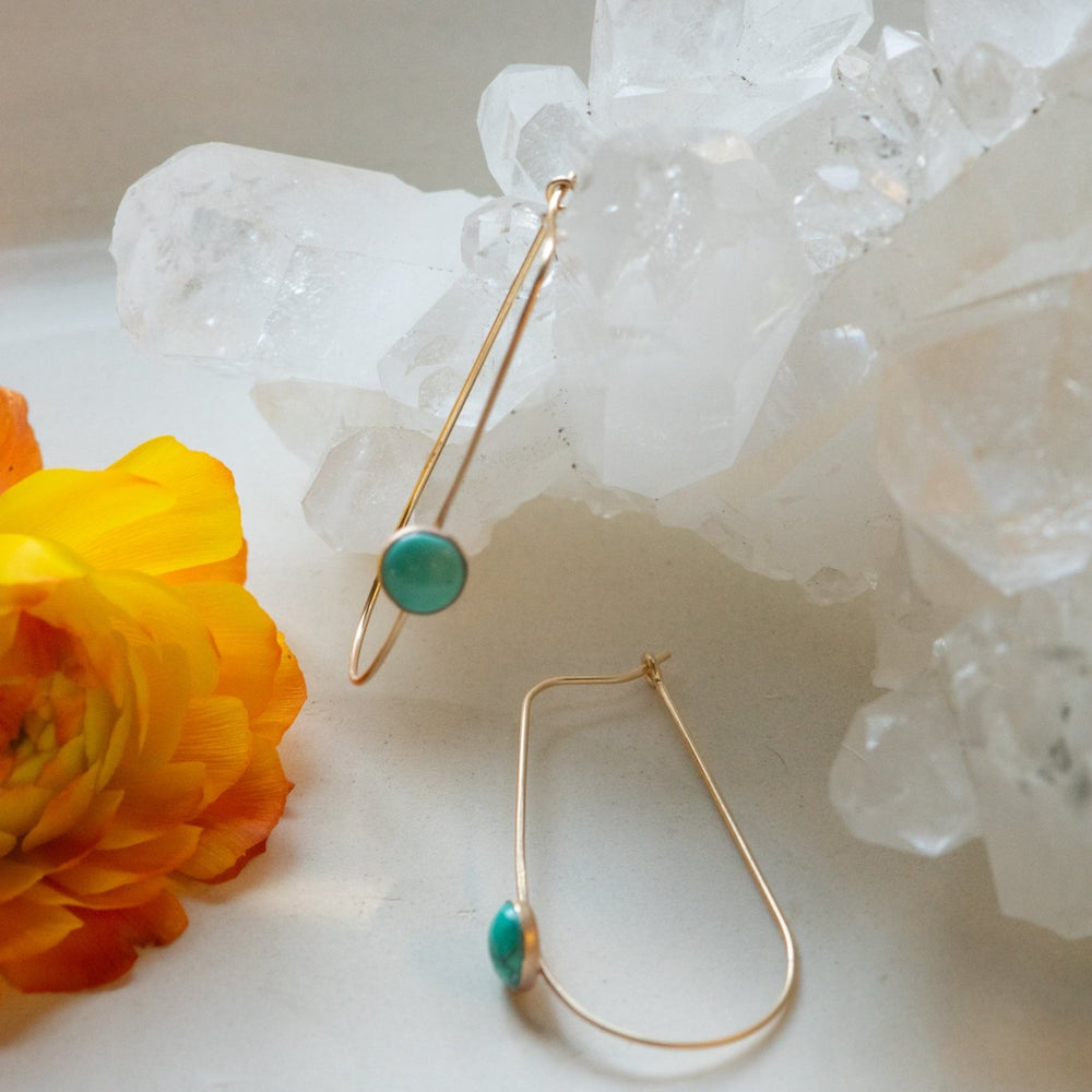 
                  
                    TURQUOISE DEWDROP EARRINGS - Fly Free
                  
                