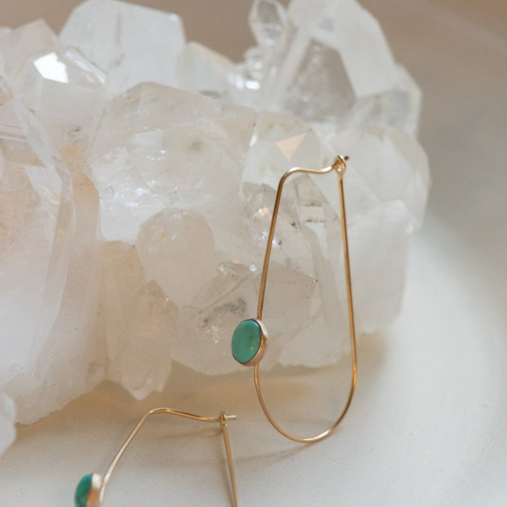 
                  
                    TURQUOISE DEWDROP EARRINGS - Fly Free
                  
                