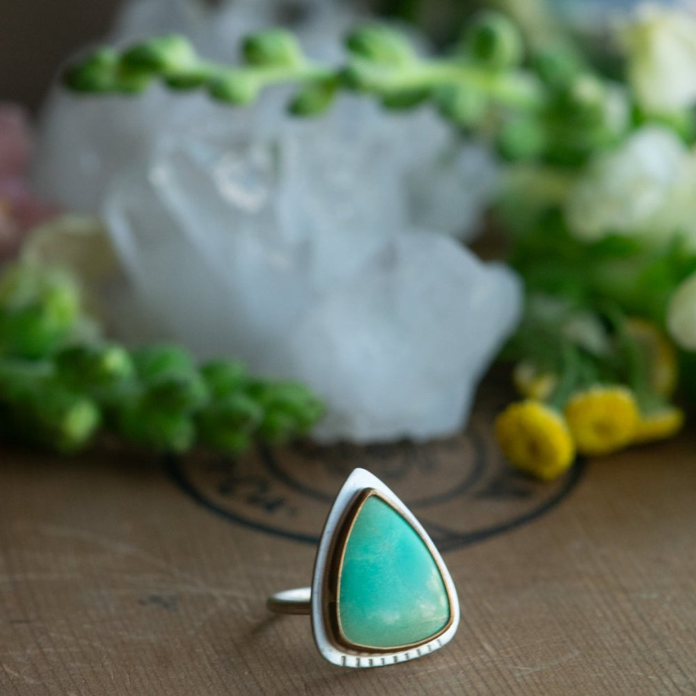 
                  
                    VIRDANT VARISCITE RING - Fly Free
                  
                