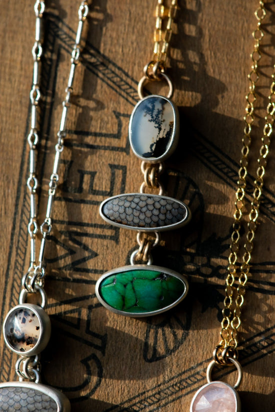 WILDWOOD STONE STACK NECKLACE - Fly Free