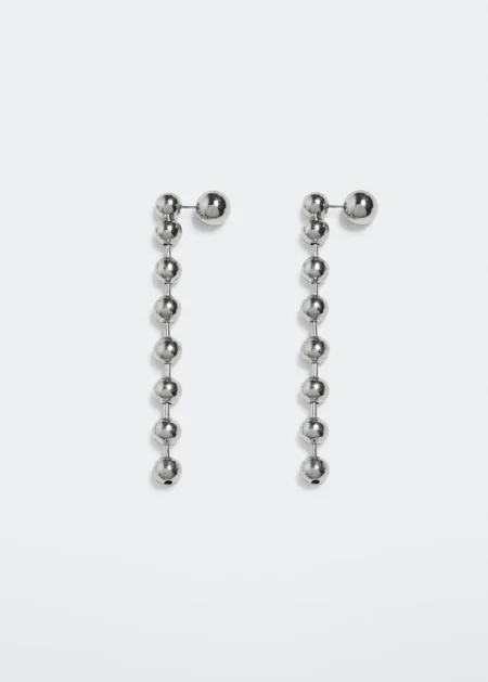Faceted crystal hoop earrings